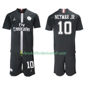 Fußballtrikots Paris Saint Germain Neymar Jr 10 Jodan Schwarz Kinder 2018-2019 Kurzarm Ausweichtrikot kaufen